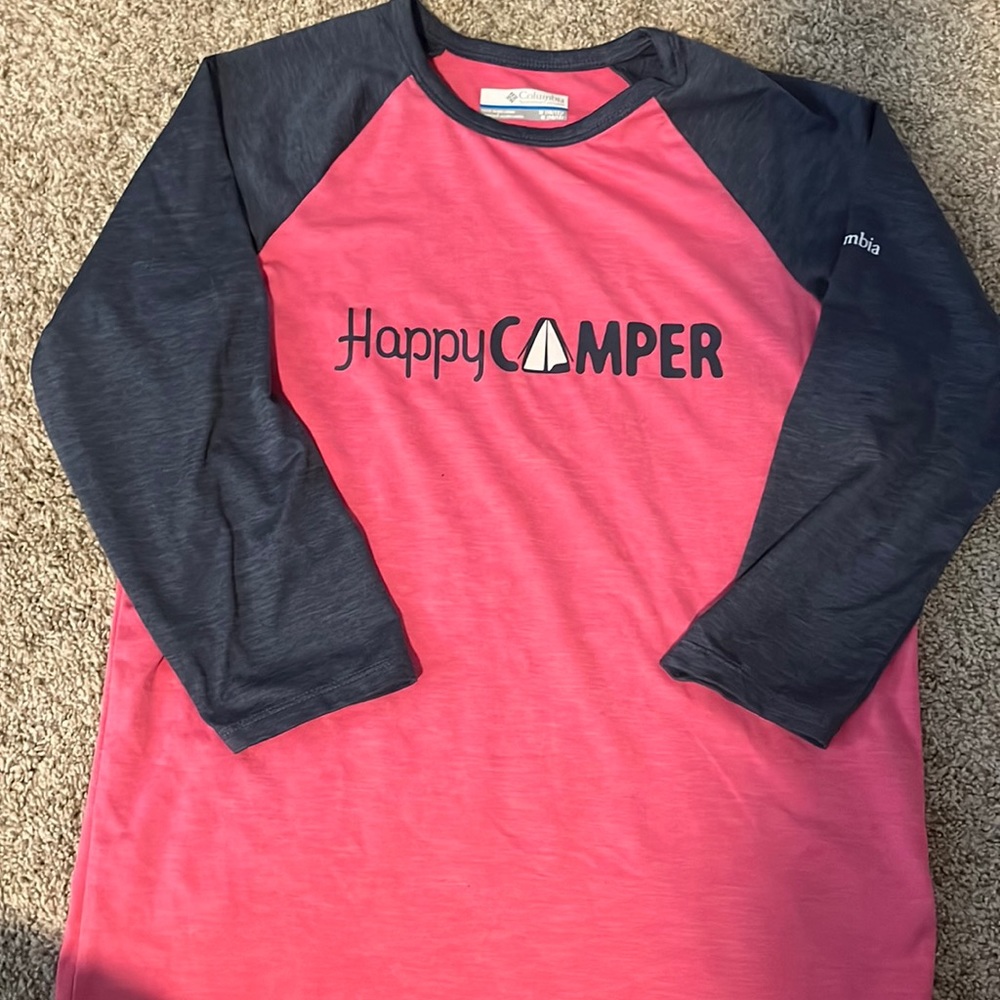 Colombia baseball style tee, Medium